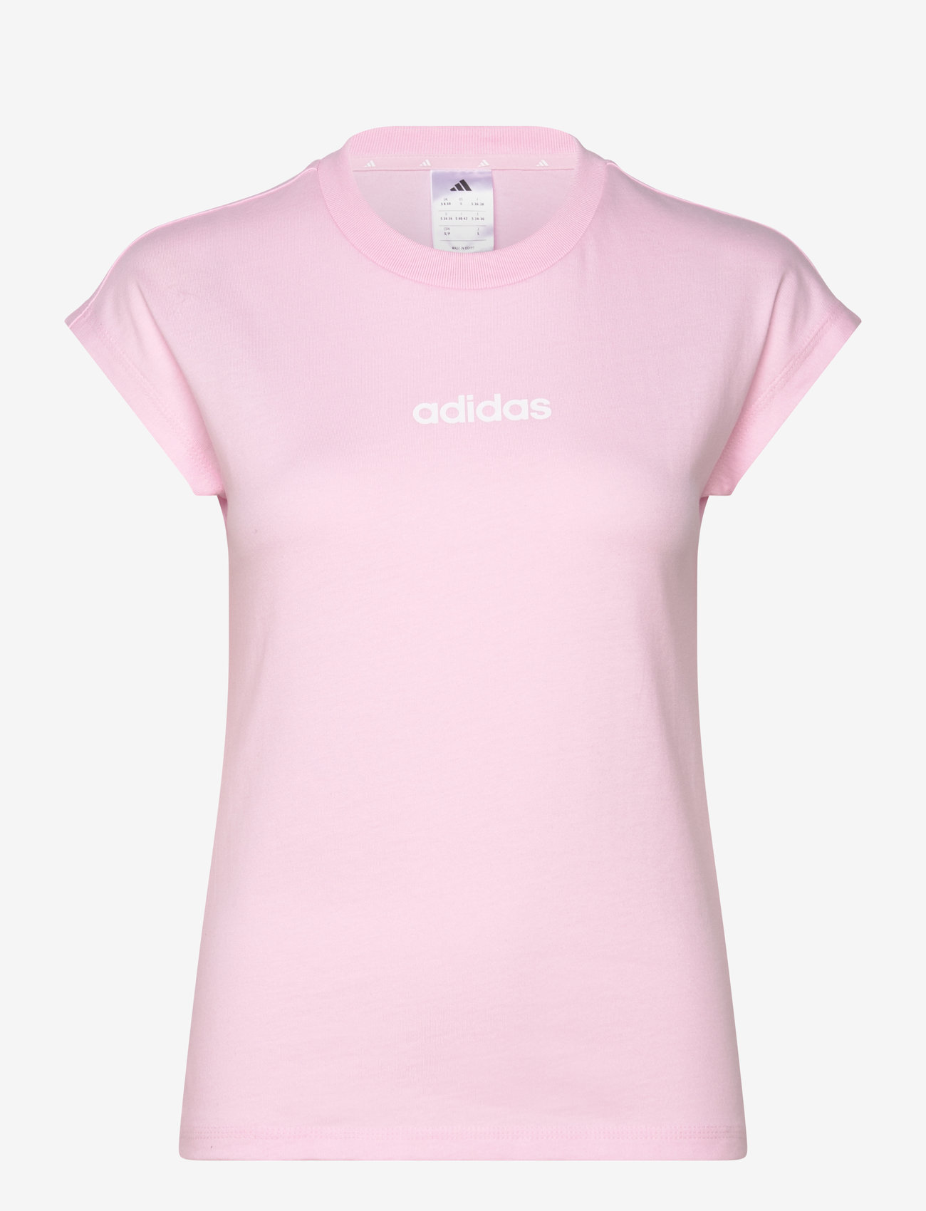 adidas Sportswear - W LIN SJ T - topit & t-paidat - clpink/white - 1