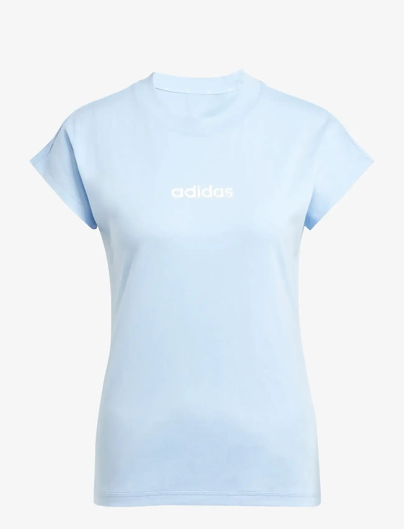 adidas Sportswear - W LIN SJ T - t-shirts - globlu/white - 1