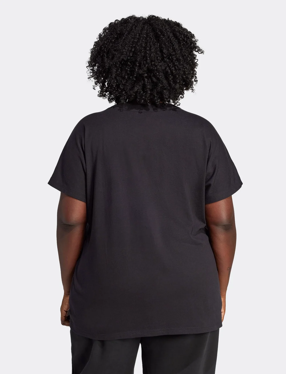 adidas Sportswear - W LIN SJ T INC - t-särgid - black/white - 2