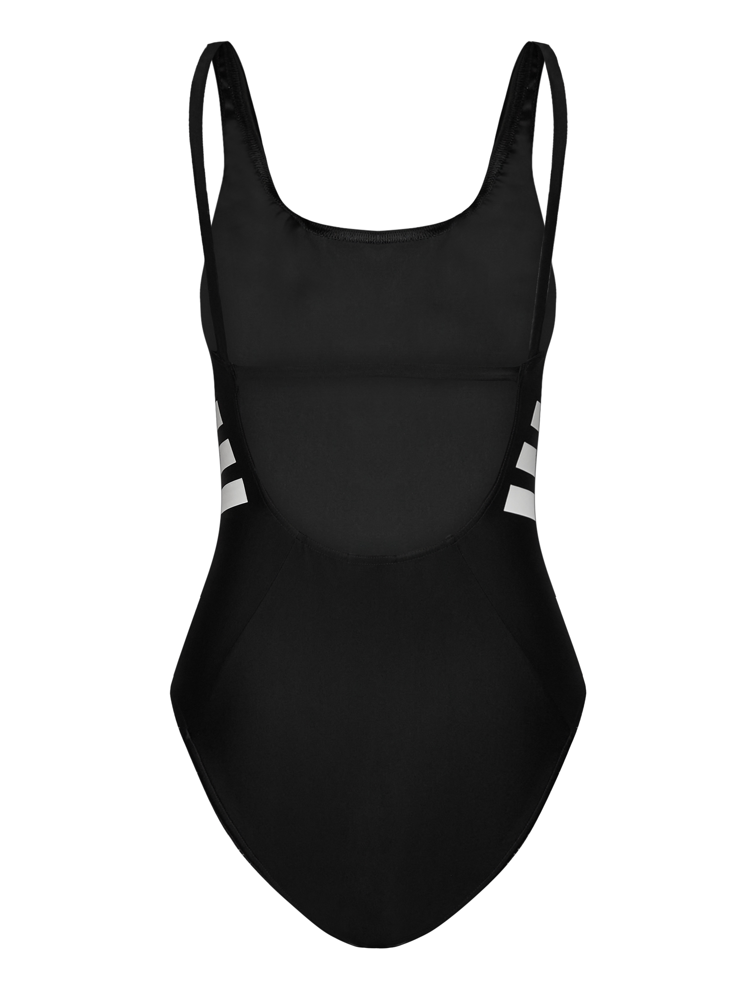 adidas Sportswear - 3S UBACK SUIT - badedrakter - black/white - 2