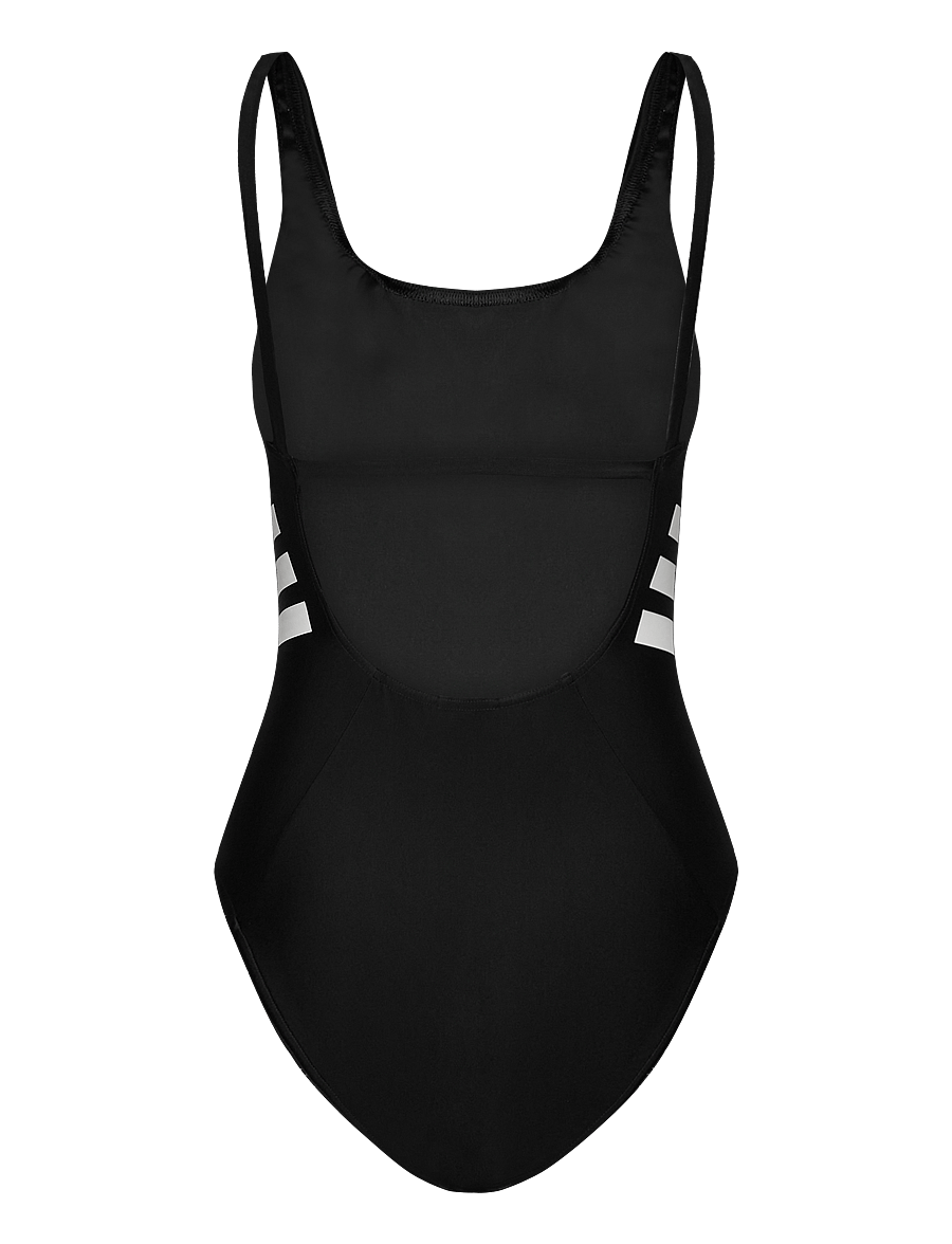 adidas Sportswear - 3S UBACK SUIT - sport-bademode - black/white - 2