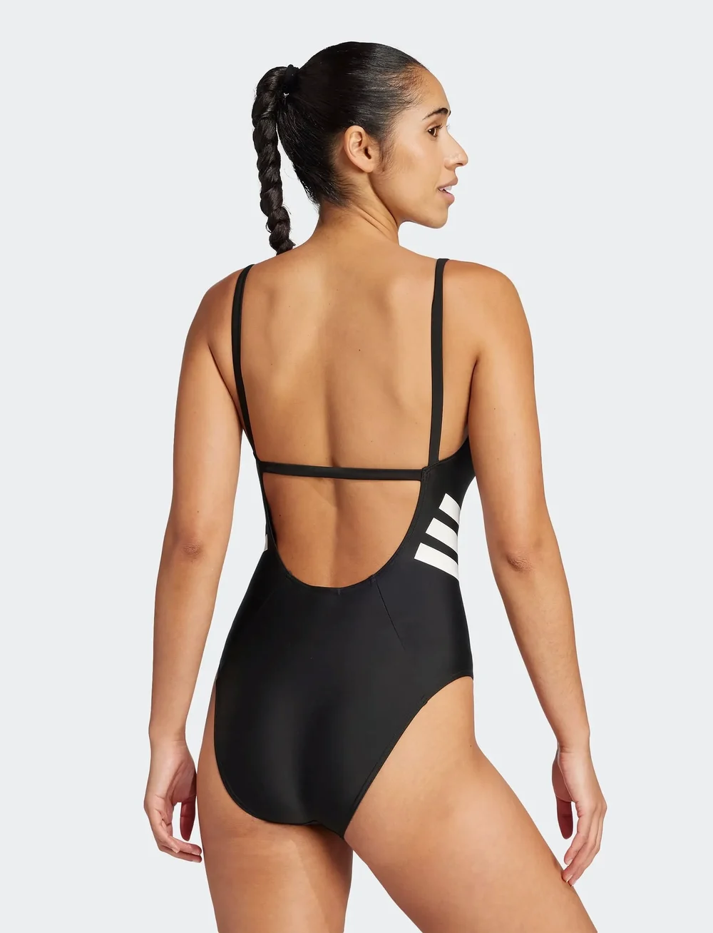 adidas Sportswear - 3S UBACK SUIT - sport-bademode - black/white - 3