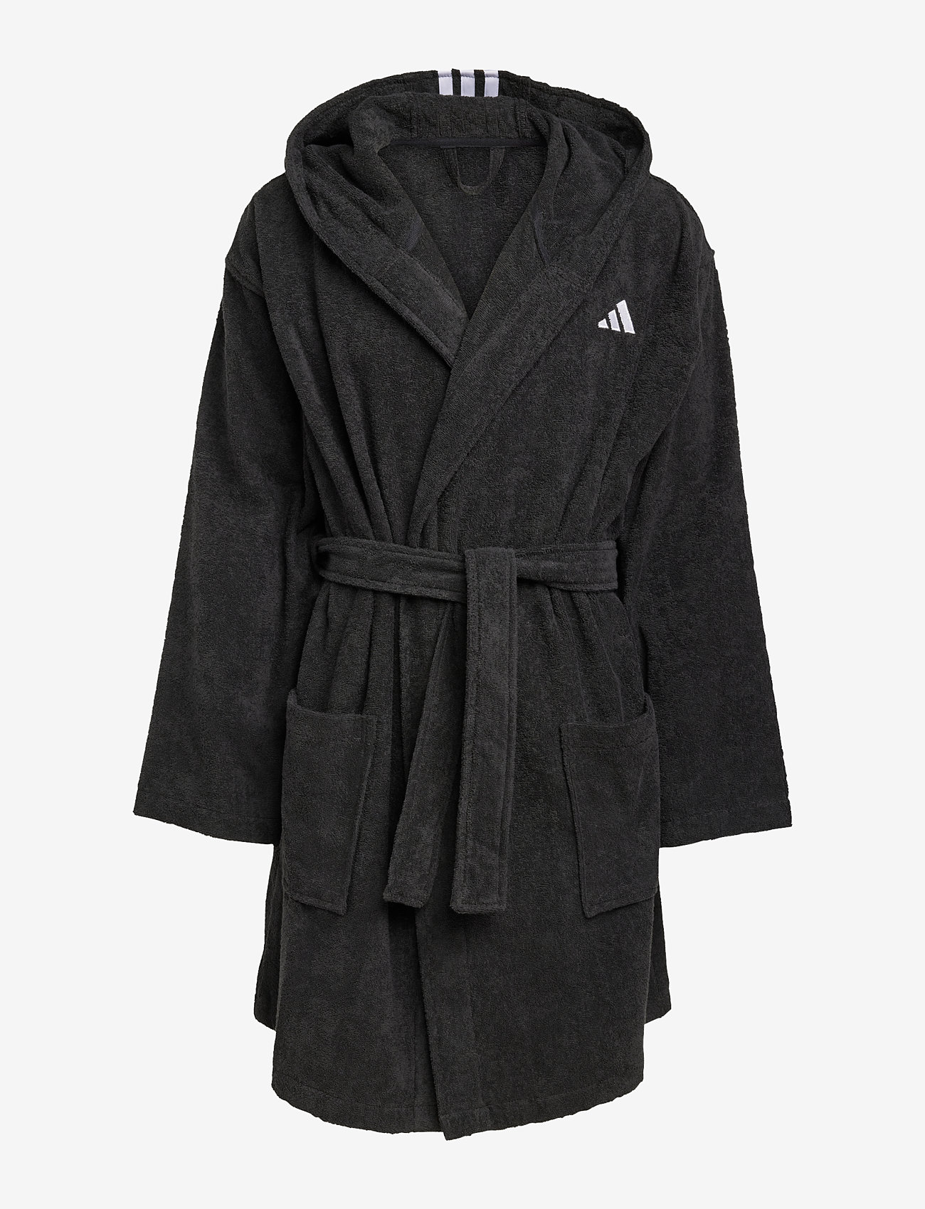 adidas Sportswear - BATHROBE HOODED - towels - black - 1