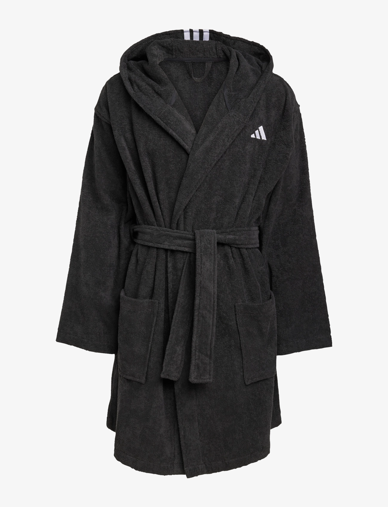 adidas Sportswear BATHROBE HOODED - Schwimmzubehör - BLACK / black