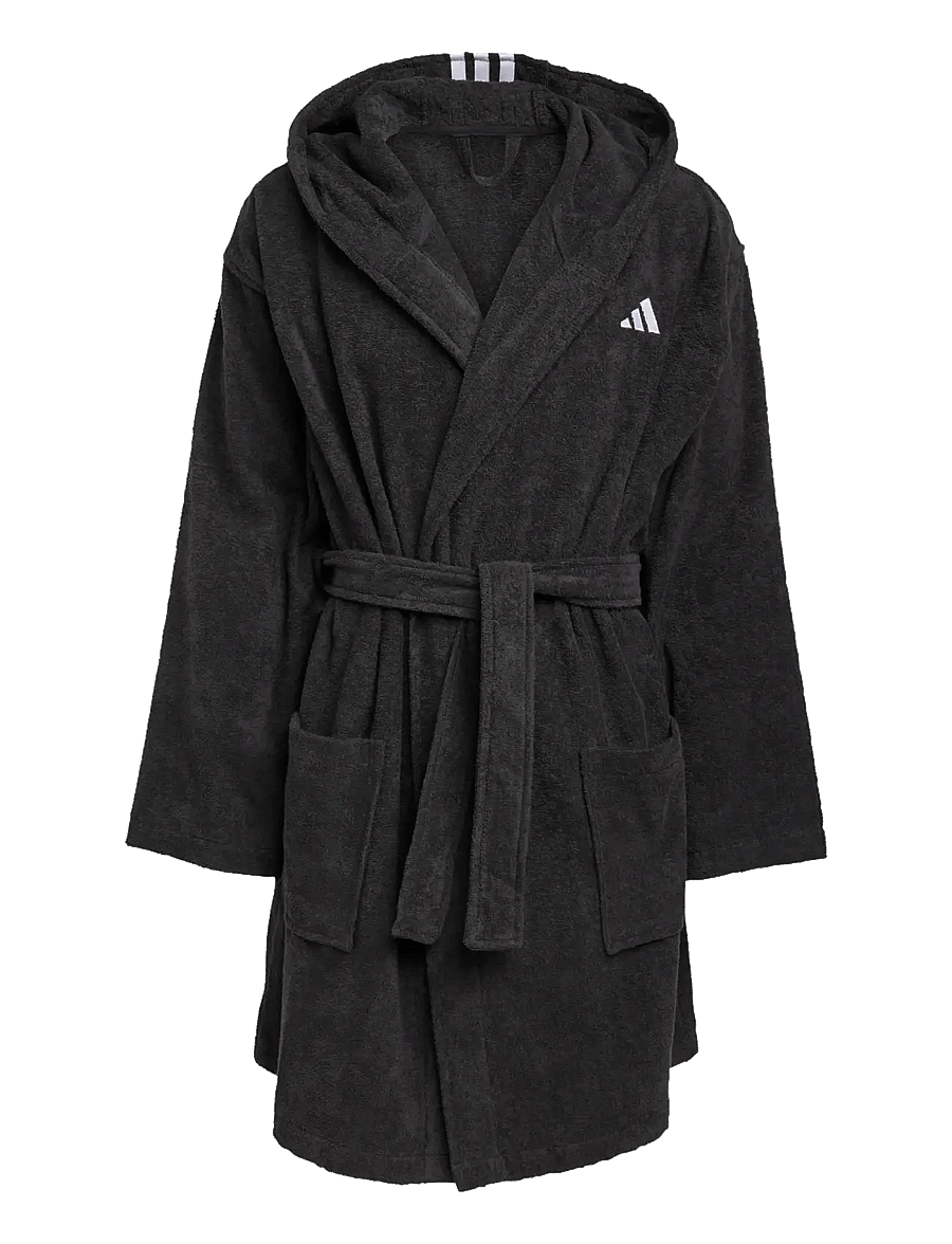 adidas Sportswear - BATHROBE HOODED - handdukar - black - 1