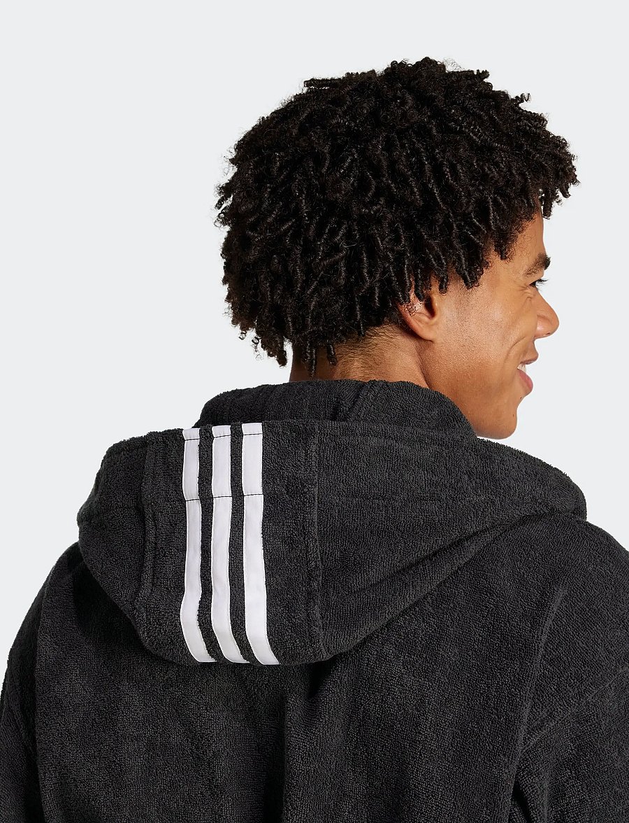 adidas Sportswear - BATHROBE HOODED - black - 3