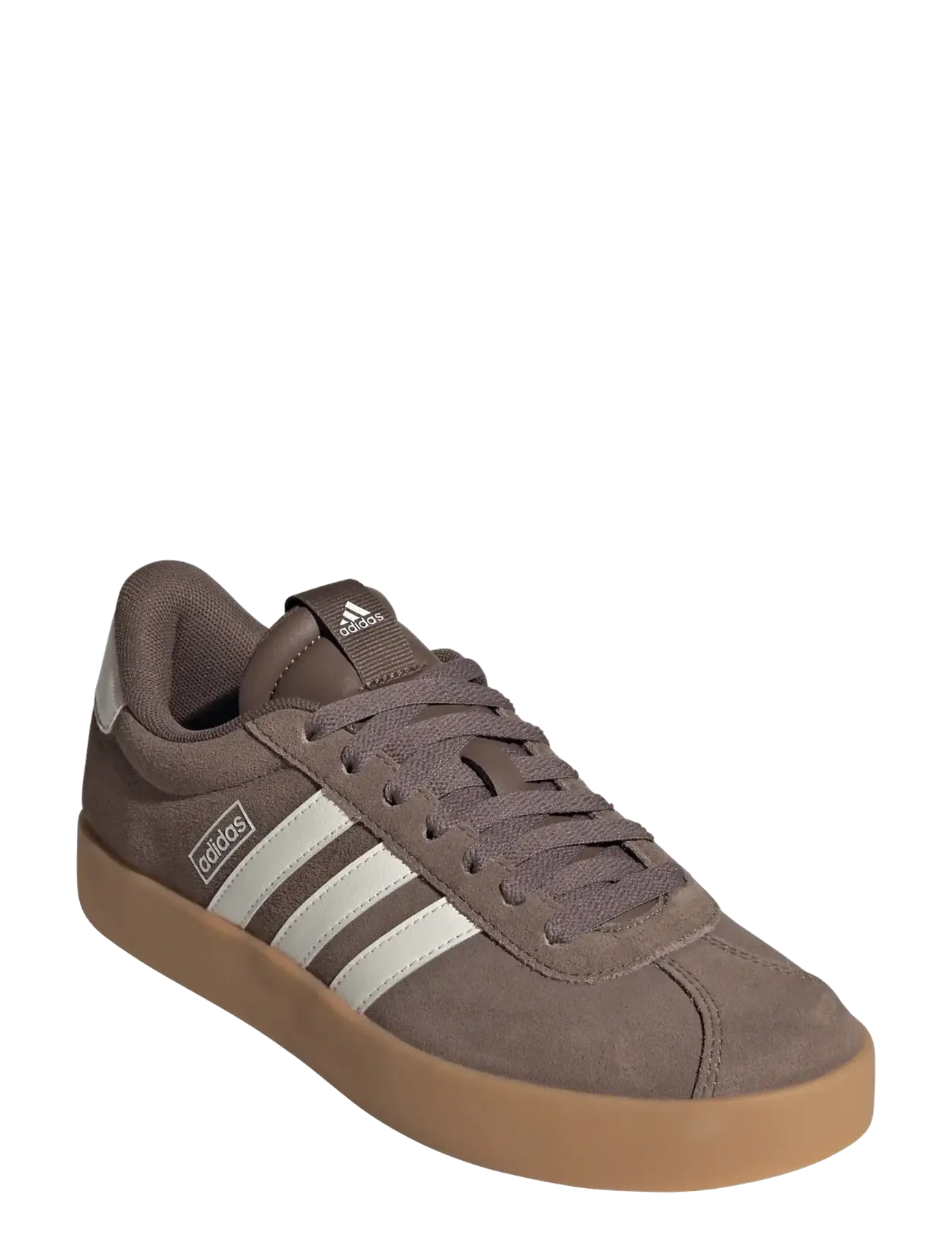 adidas Sportswear VL COURT 3.0 - Low top sneakers - EARSTR/CWHITE/GUM3 / brown