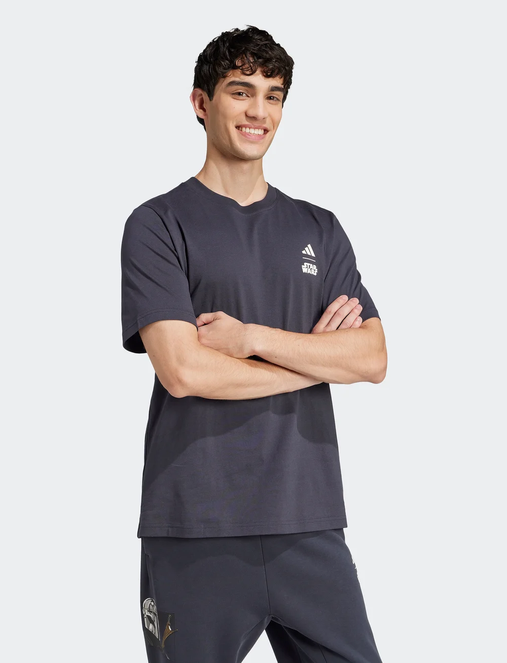 adidas Sportswear - M SW TM T - stuttermarbolir - ntgrey - 0