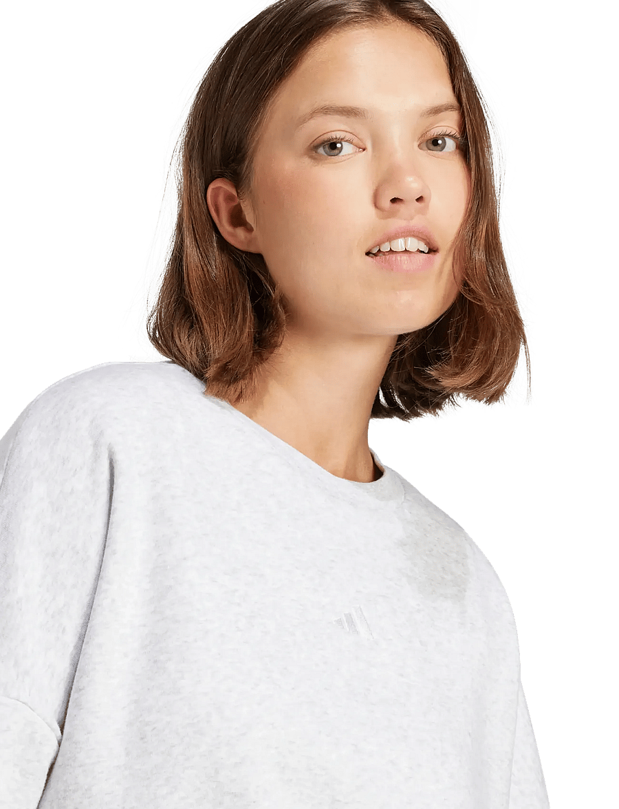 adidas Sportswear - W SL FC SWT - sweatshirts - lgreyh/white - 4