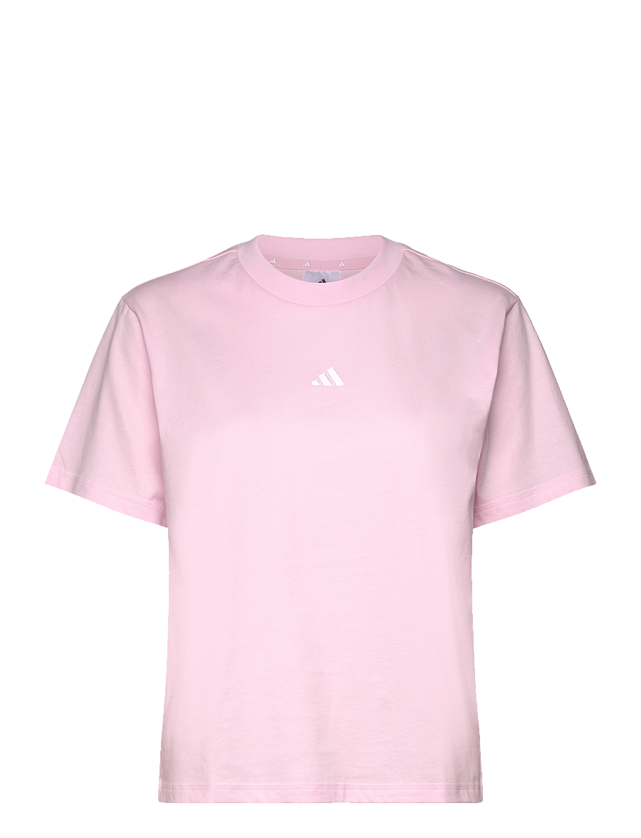 adidas Sportswear - W SL SJ T - t-shirts - clpink/white - 1