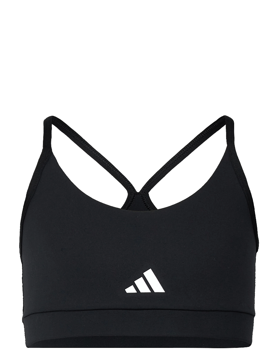 adidas Sportswear - JG ESS BRA - sportiniai marškinėliai - black/white - 0