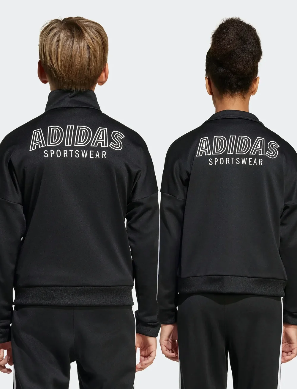 adidas Sportswear - J HOT TTOP - sweatshirts - black/white - 3