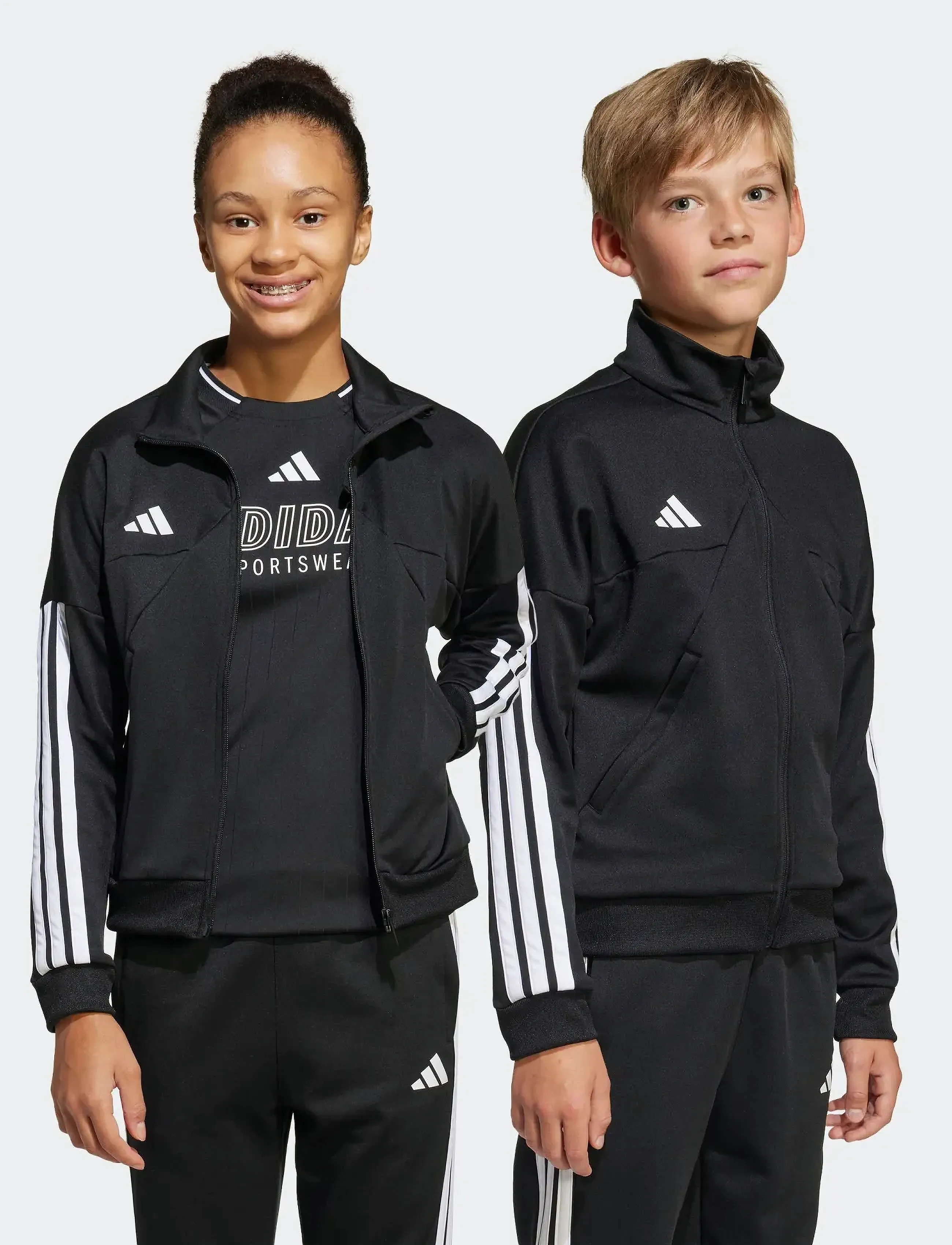 adidas Sportswear - J HOT TTOP - sweatshirts - black/white - 4