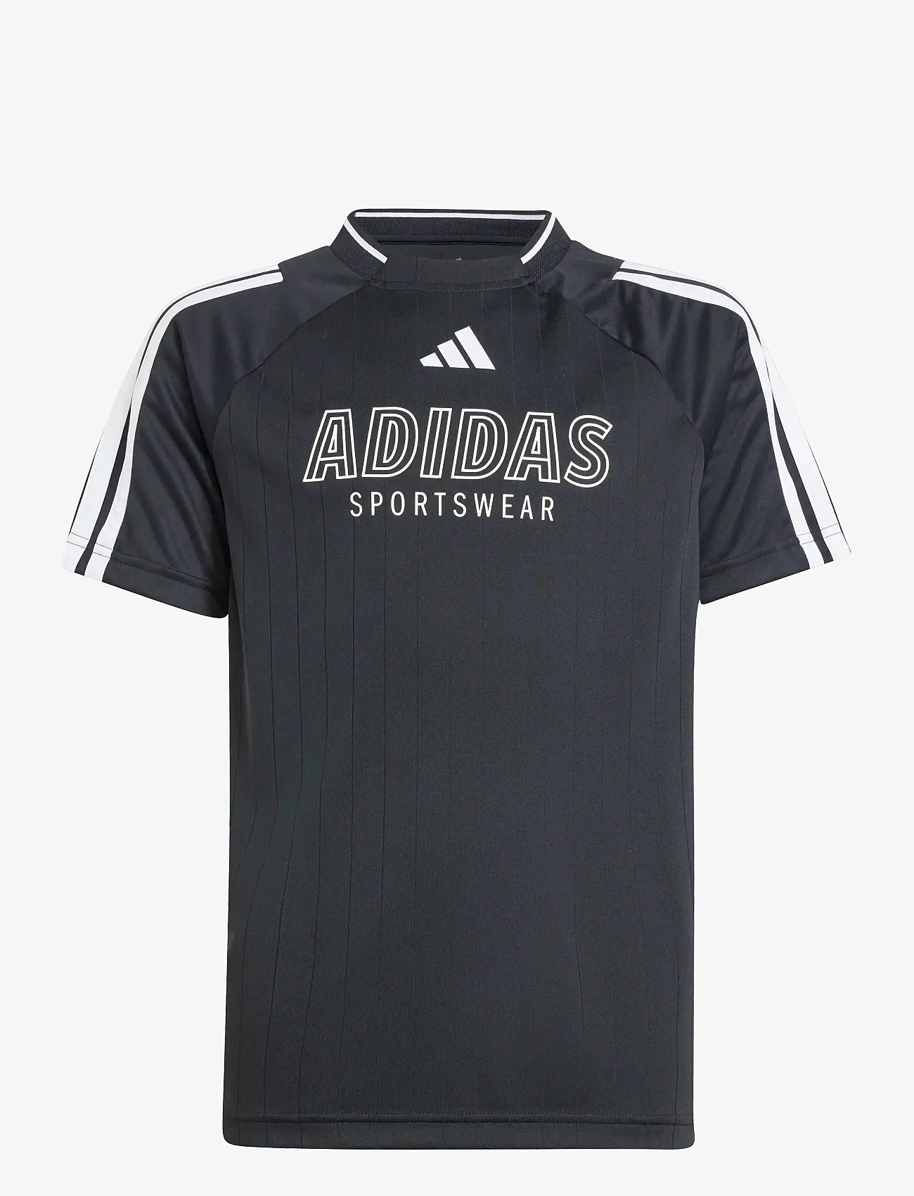 adidas Sportswear - J HOT TEE - spordisärgid - black/white - 1