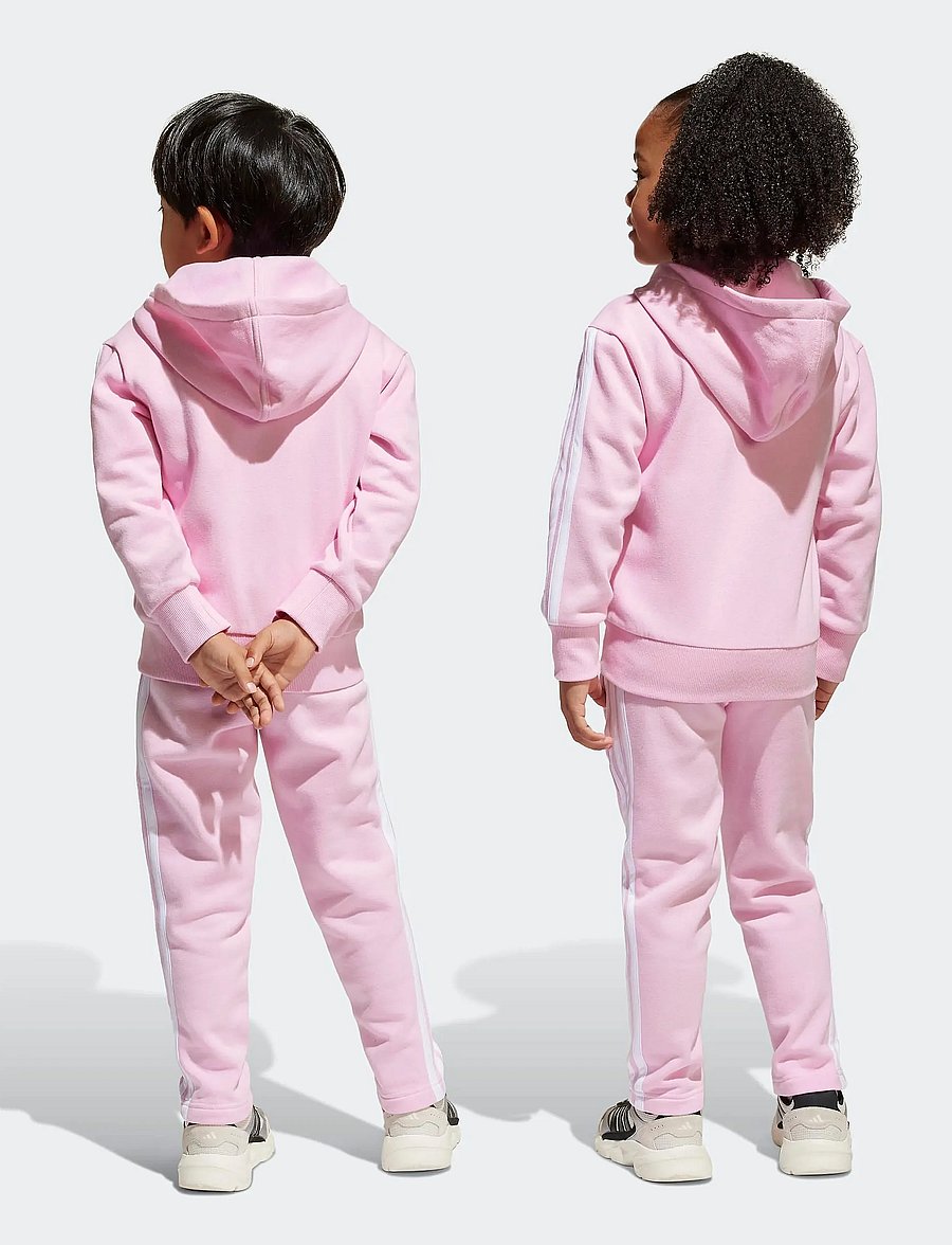 adidas Sportswear - LK 3S TIB FL TS - joggingsæt & matchende sæt - trupnk/white/clpink - 4