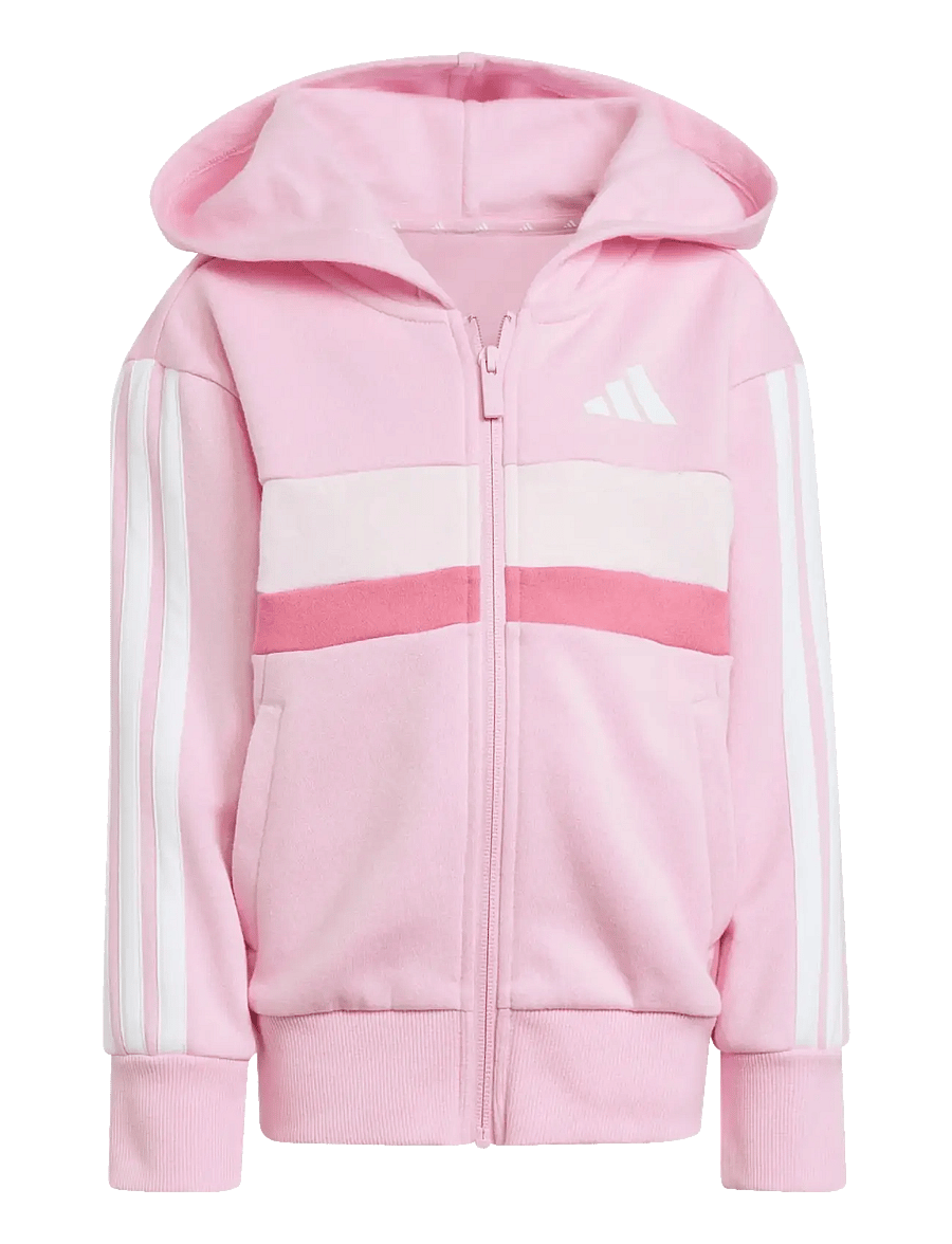 adidas Sportswear - LK 3S TIB FL TS - trainingsanzug - trupnk/white/clpink - 3
