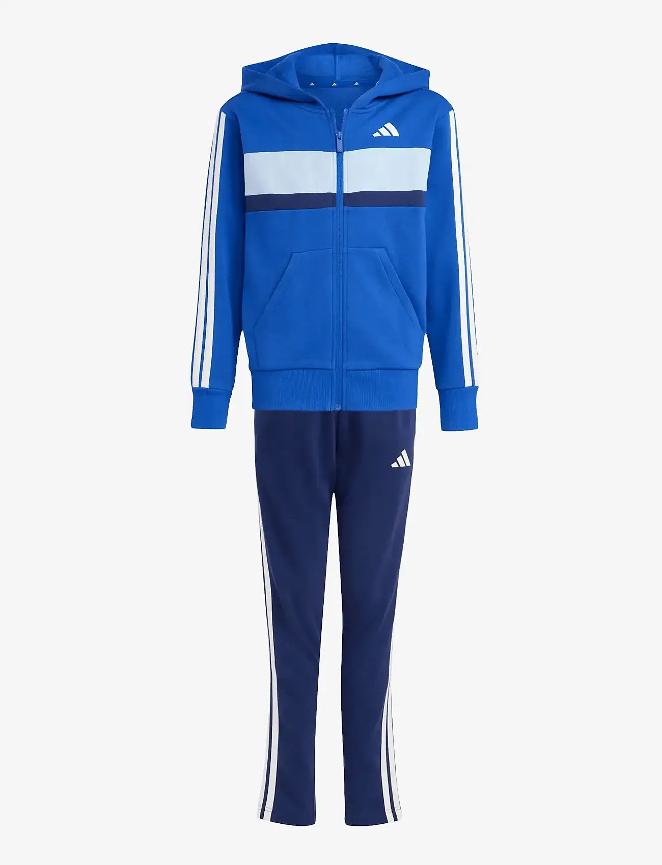 adidas Sportswear - J 3S TIB FL TS - treeningriided ja 2-osalised komplektid - royblu/white/globlu - 1