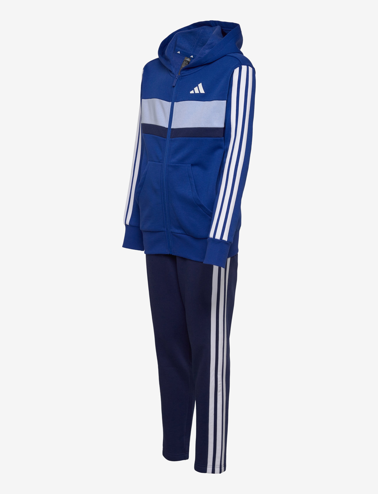 adidas Sportswear - J 3S TIB FL TS - treeningriided ja 2-osalised komplektid - royblu/white/globlu - 4