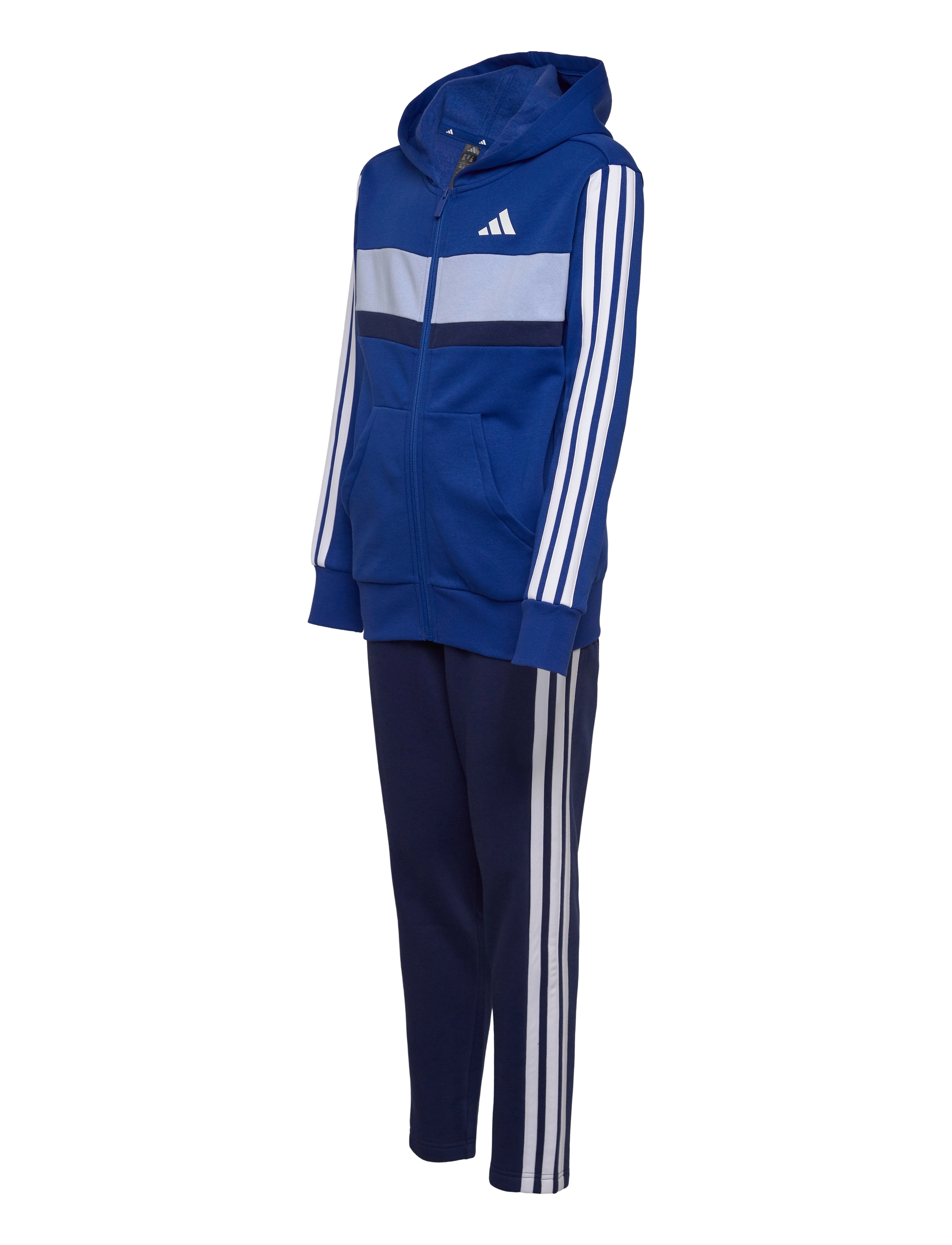 adidas Sportswear - J 3S TIB FL TS - sets met t-shirt met lange mouw - royblu/white/globlu - 4