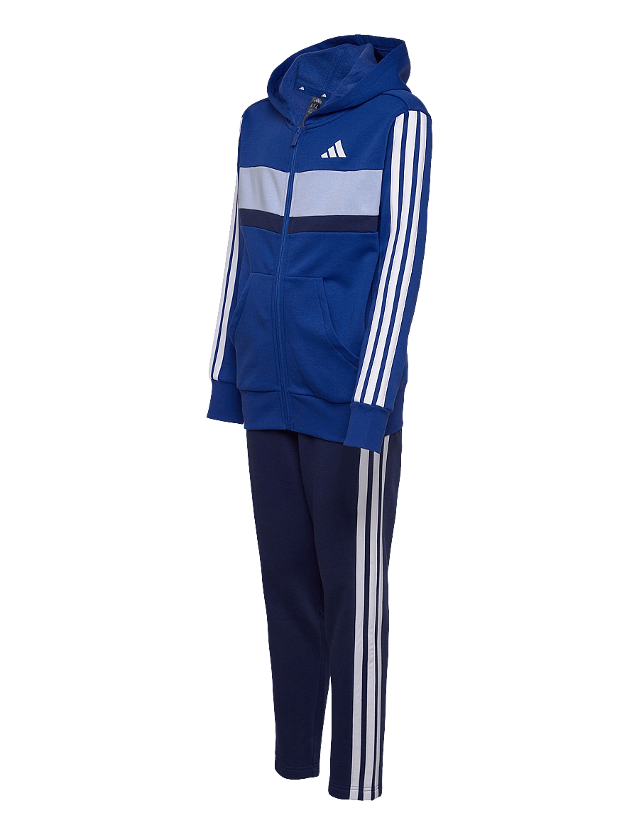 adidas Sportswear - J 3S TIB FL TS - sets met t-shirt met lange mouw - royblu/white/globlu - 4