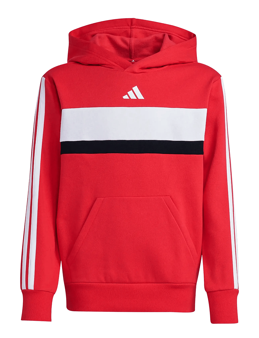 adidas Sportswear - J 3S TIB FL HD - hættetrøjer - purrub/white - 1