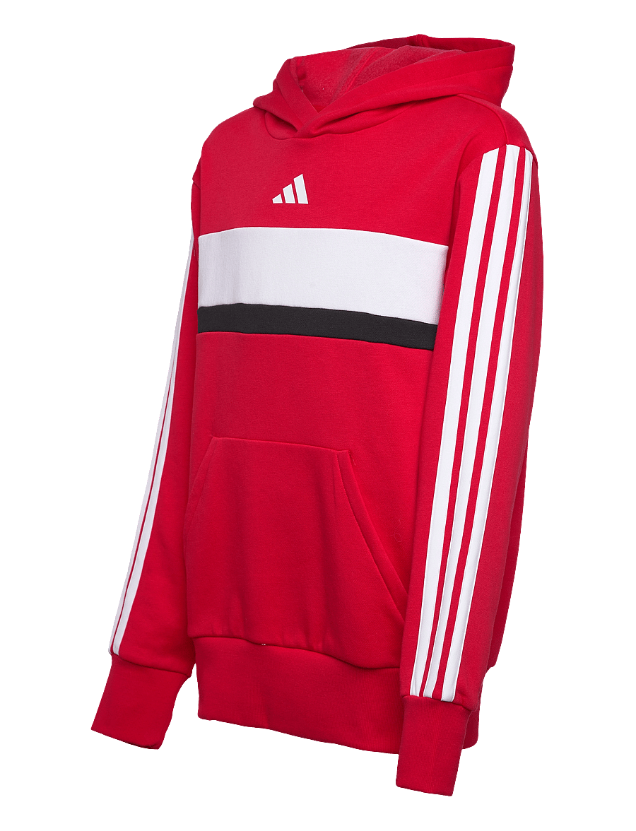 adidas Sportswear - J 3S TIB FL HD - hættetrøjer - purrub/white - 3