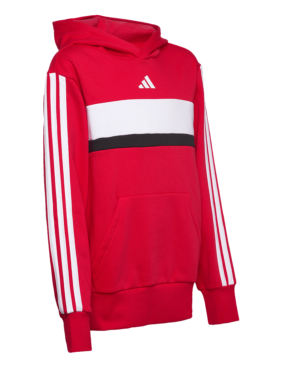 adidas Sportswear - J 3S TIB FL HD - hættetrøjer - purrub/white - 4