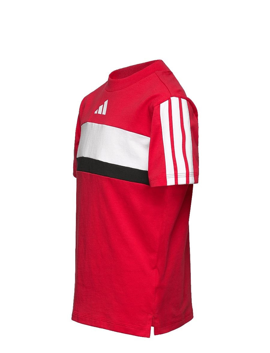 adidas Sportswear - J 3S TIB T - kortærmede t-shirts - purrub/white - 3