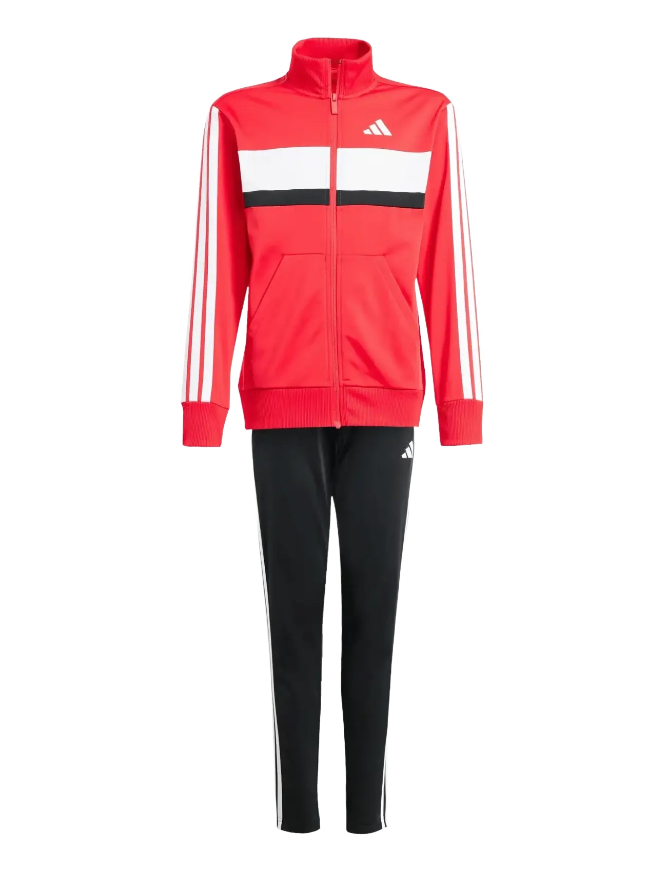 adidas Sportswear J 3S TIBERIO TS - Riided - PURRUB/WHITE / red