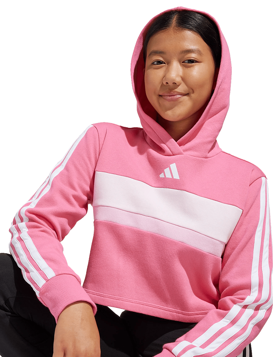 adidas Sportswear - JG 3S TIB FL ST - joggingsæt & matchende sæt - pnkfus/white/clpink - 5