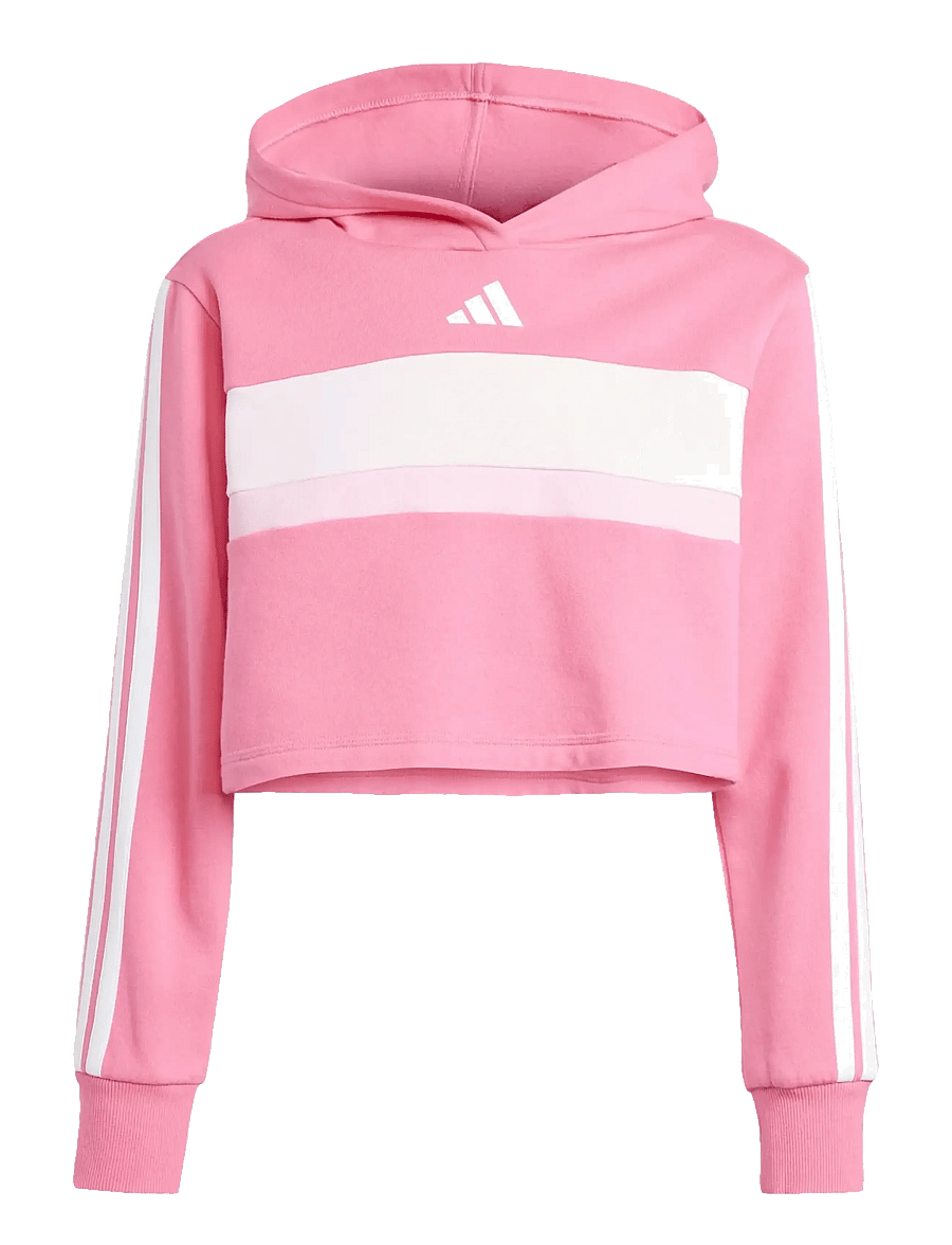 adidas Sportswear - JG 3S TIB FL ST - treeningriided ja 2-osalised komplektid - pnkfus/white/clpink - 3