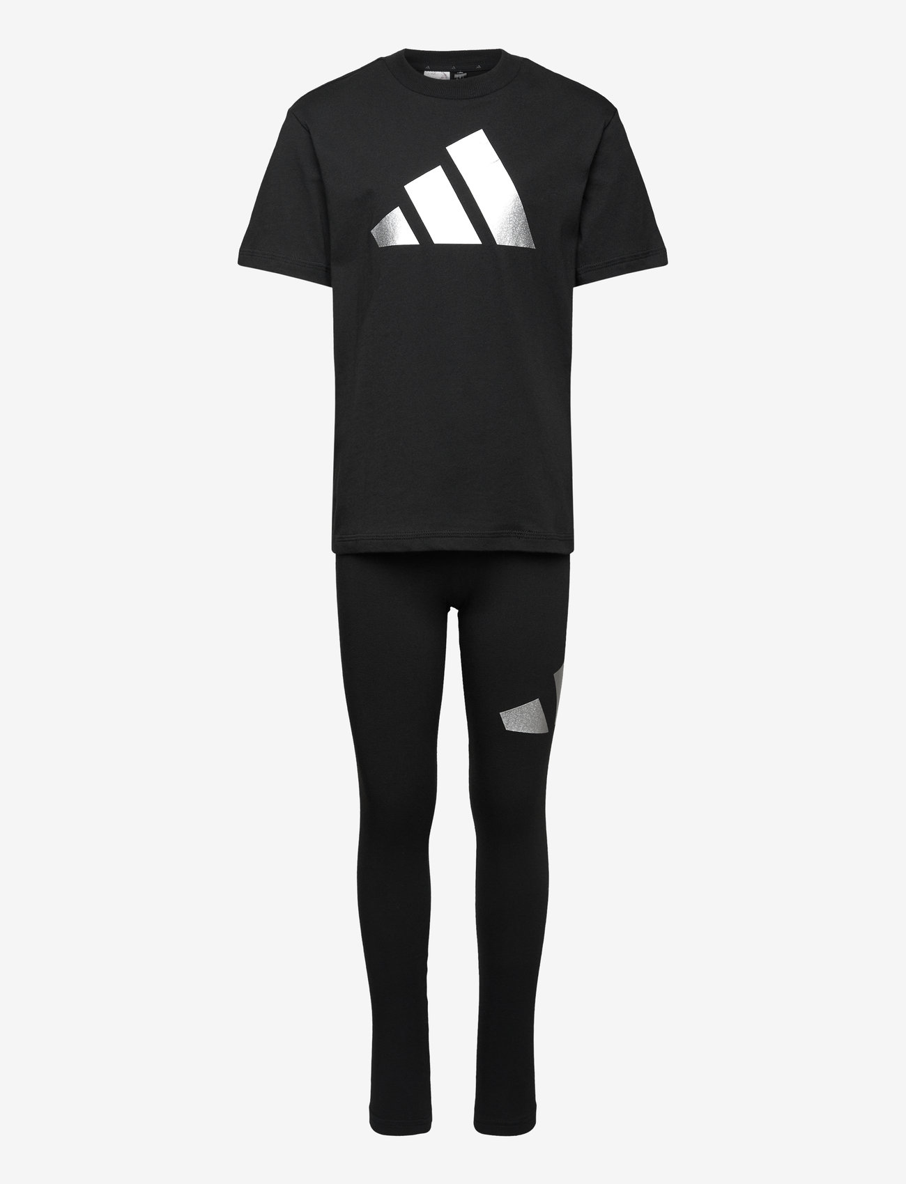 adidas Sportswear - LG GLAM SET - 2-teilige sets - black/silvmt - 1