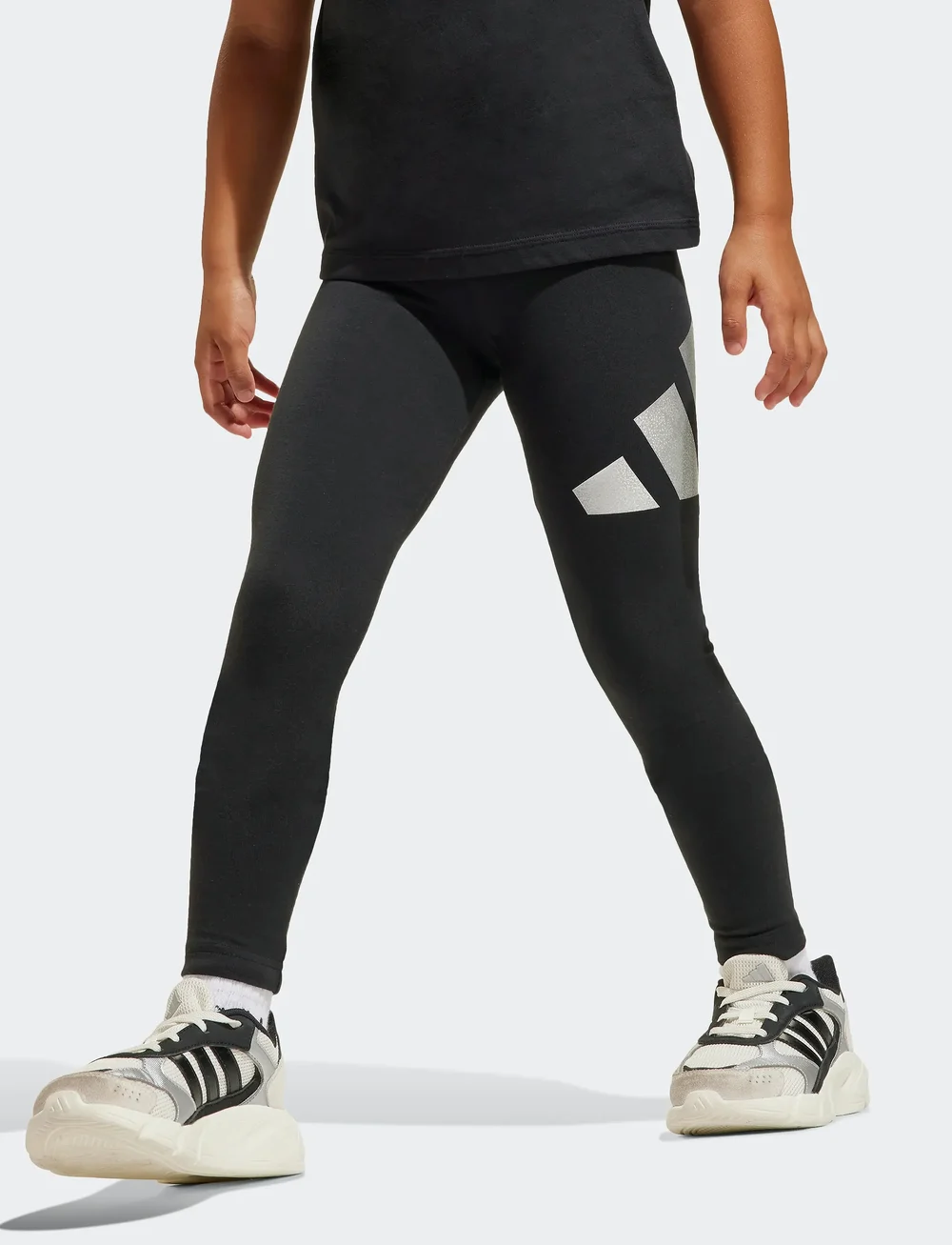 adidas Sportswear - LG GLAM SET - 2-teilige sets - black/silvmt - 0