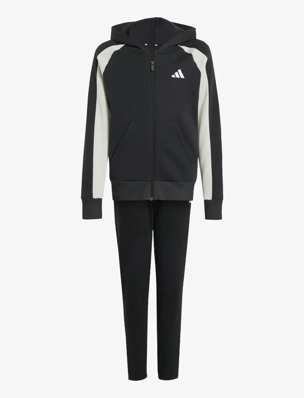adidas Sportswear - J CB  FL TS - sportiniai kostiumai - black/wonsil/white - 1