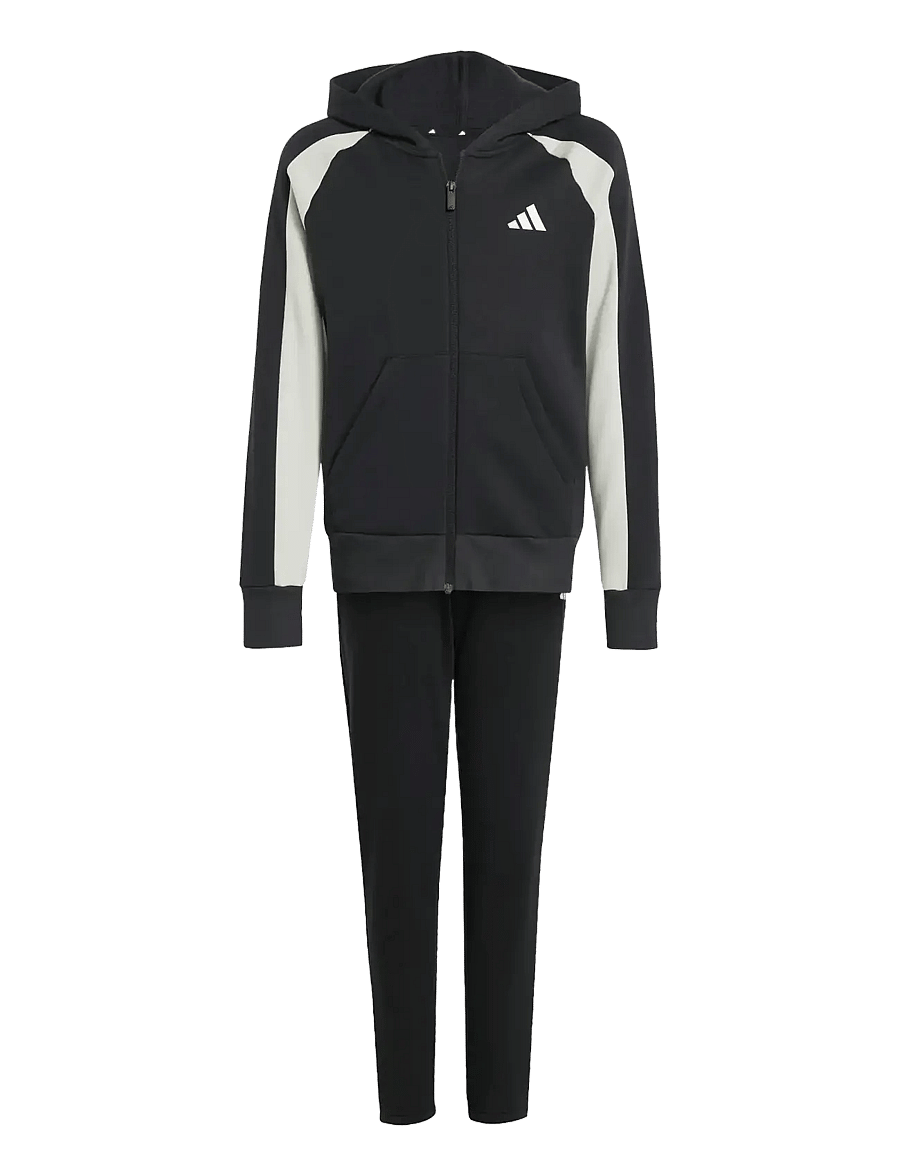 adidas Sportswear - J CB FL TS - trainingsanzug - black/wonsil/white - 1