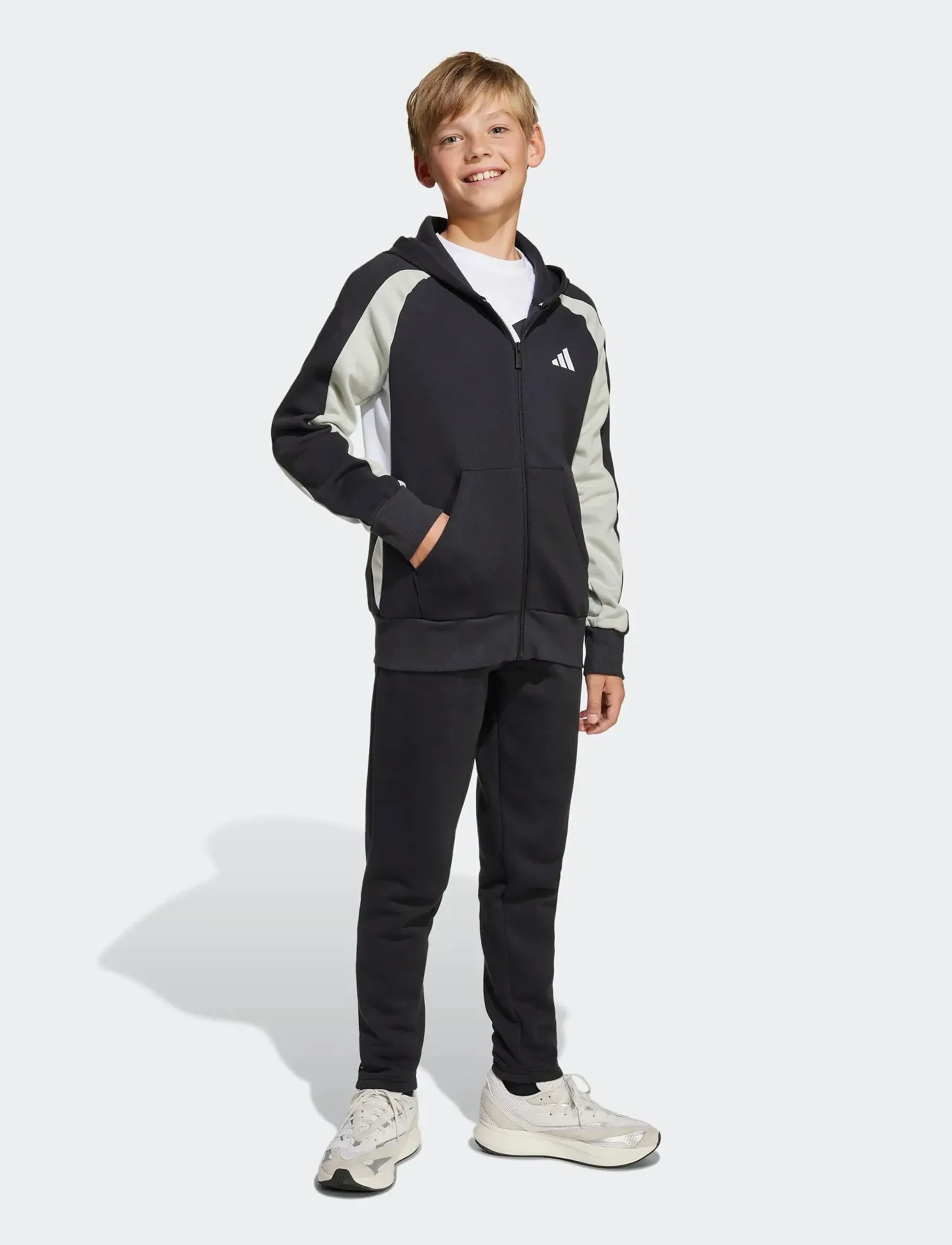 adidas Sportswear J CB  FL TS - Set - BLACK/WONSIL/WHITE / black