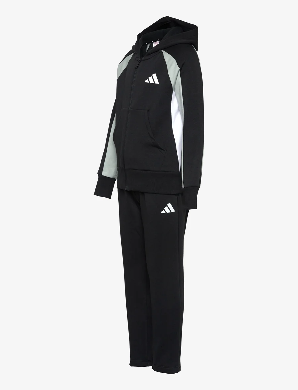 adidas Sportswear - J CB  FL TS - sportiniai kostiumai - black/wonsil/white - 3