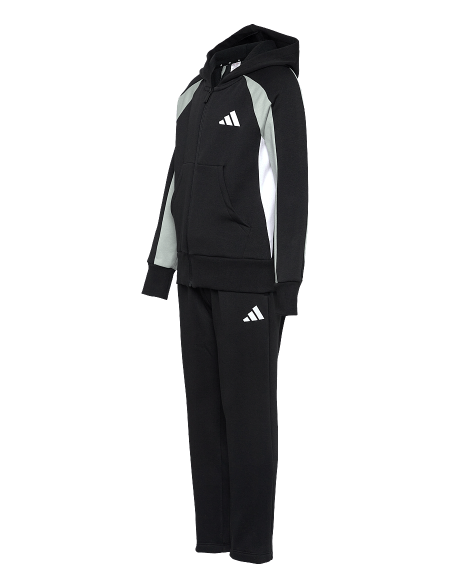 adidas Sportswear - J CB FL TS - trainingsanzug - black/wonsil/white - 3