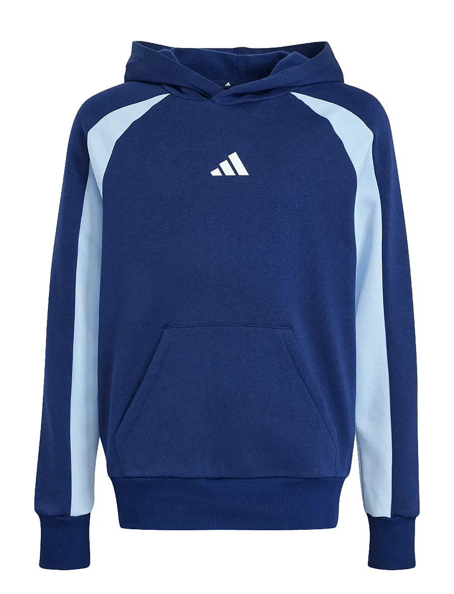 adidas Sportswear - J CB FL HD - hættetrøjer - dkblue/globlu/white - 1
