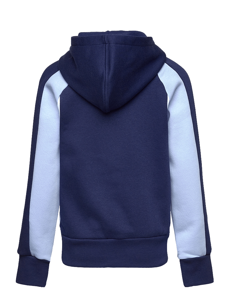 adidas Sportswear - J CB FL HD - huvtröjor - dkblue/globlu/white - 2