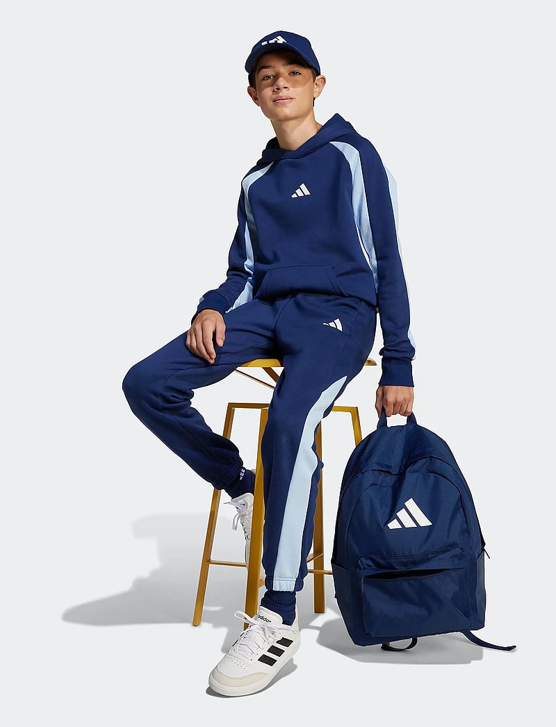 adidas Sportswear - J CB FL HD - huvtröjor - dkblue/globlu/white - 5
