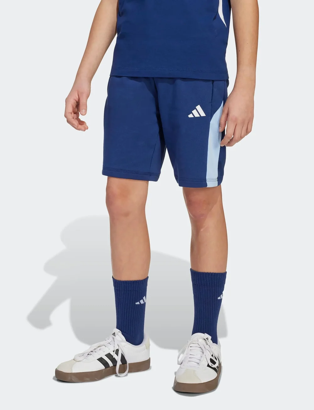 adidas Sportswear - J CB SHORT - sweatshorts - dkblue/globlu/white - 0