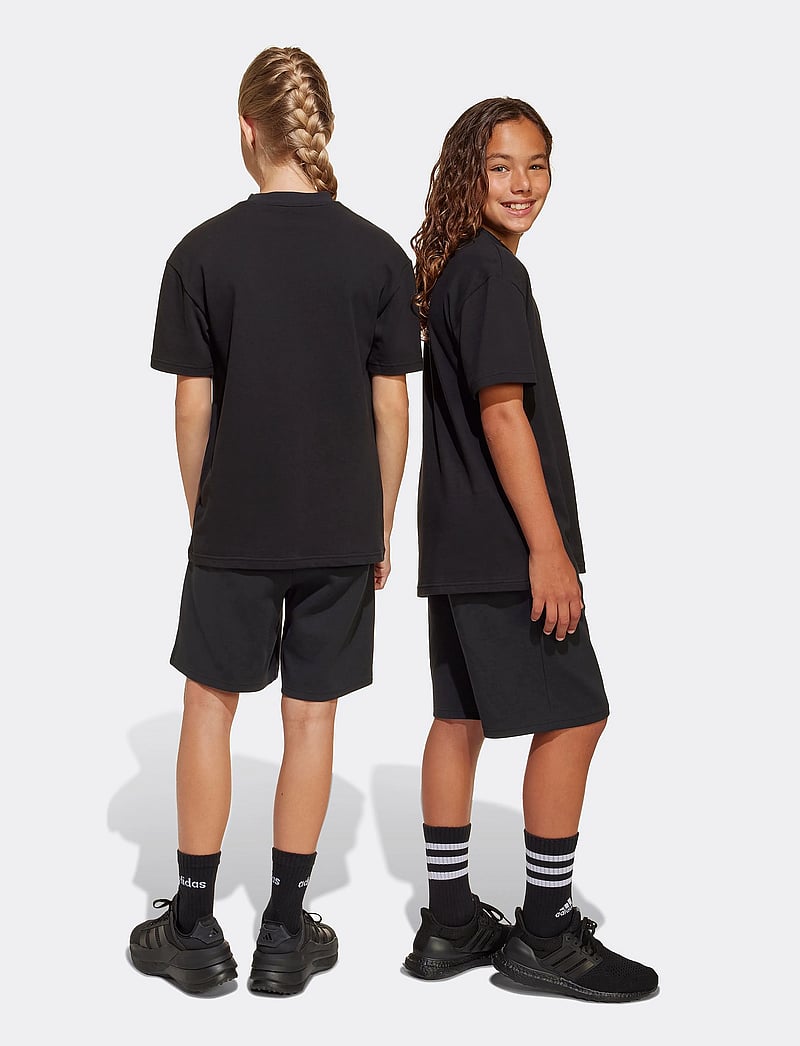 adidas Sportswear - J FI LOGO SHORT - sporta šorti - black/black - 2