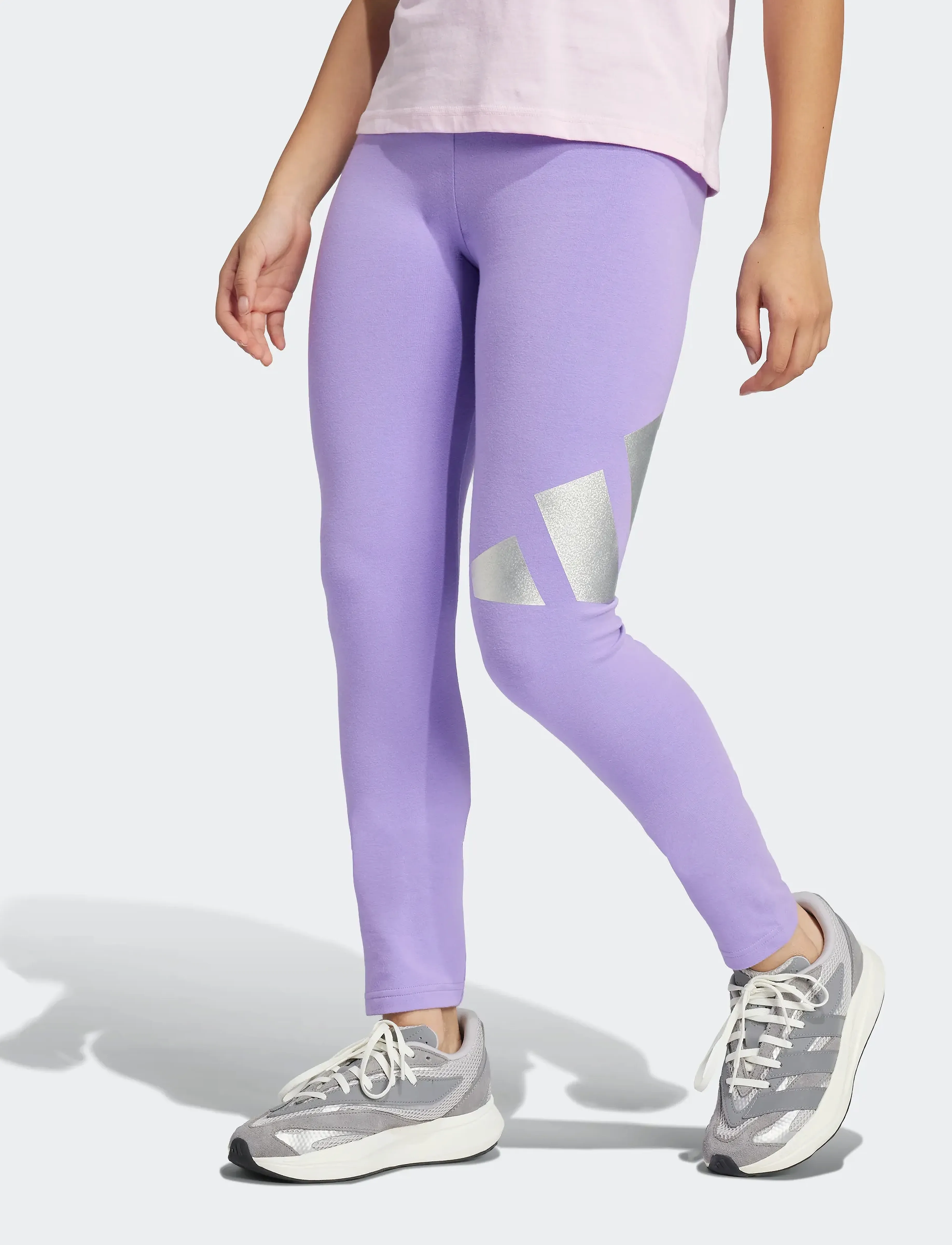 adidas Sportswear - JG GLAM LEG - viofus/silvmt - 4