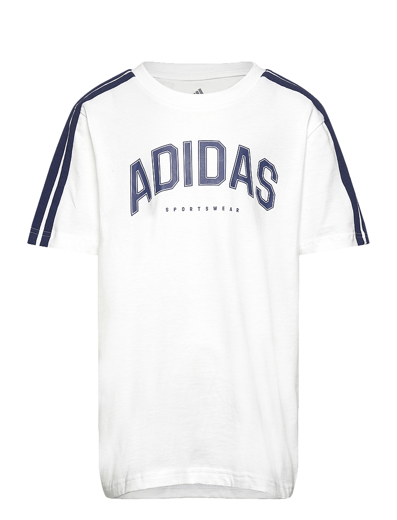 adidas Sportswear - J C COLLEG TEE - lühikeste varrukatega t-särgid - white - 1