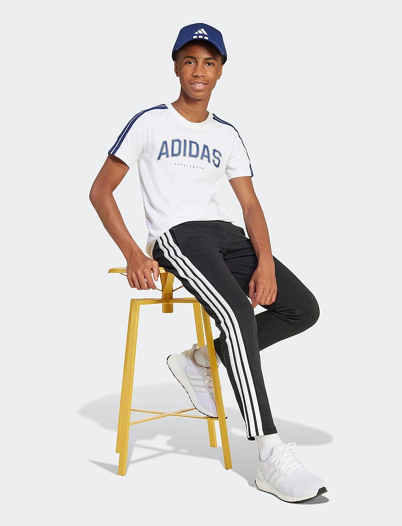 adidas Sportswear - J C COLLEG TEE - lühikeste varrukatega t-särgid - white - 0
