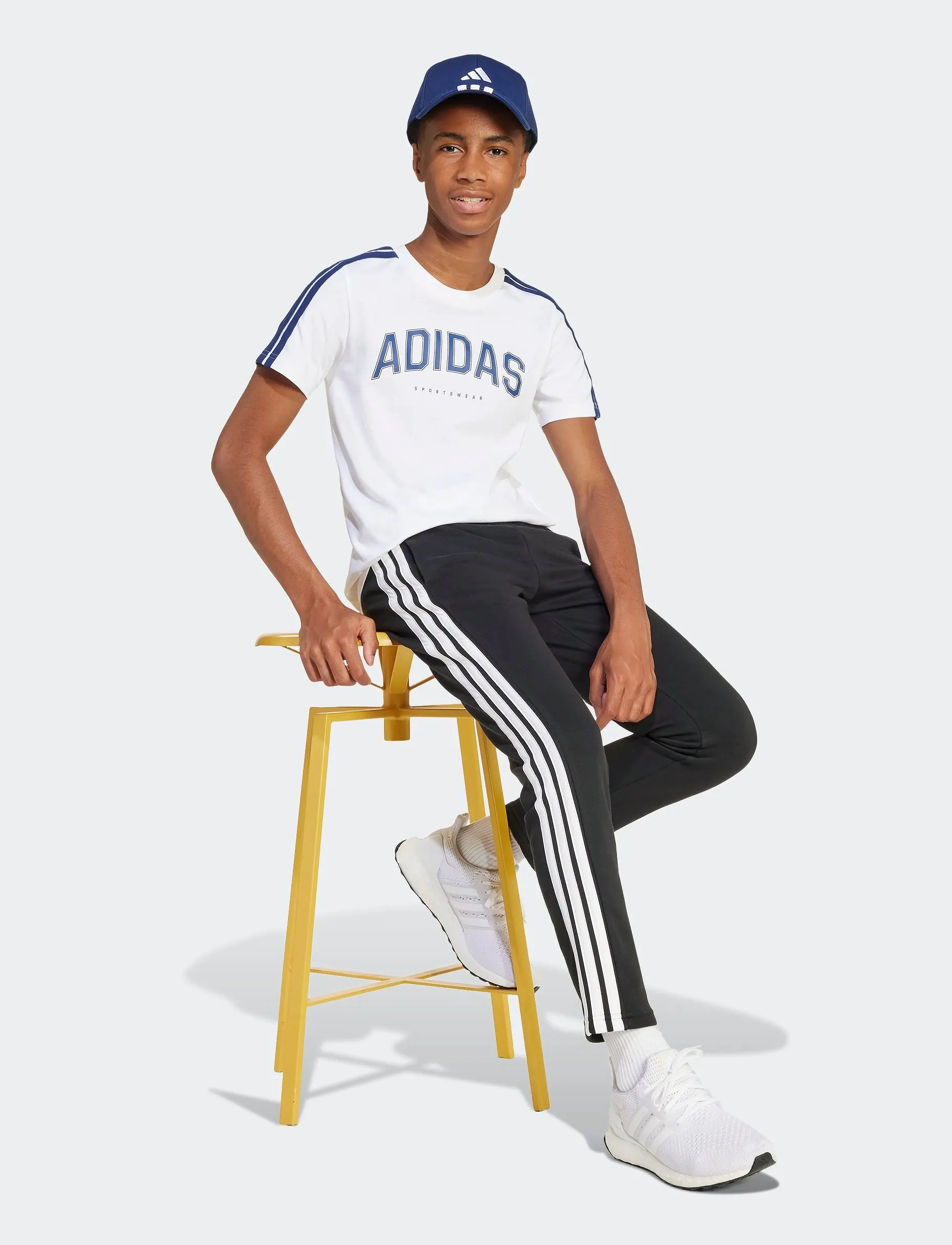 adidas Sportswear J C COLLEG TEE - Överdelar - WHITE / white