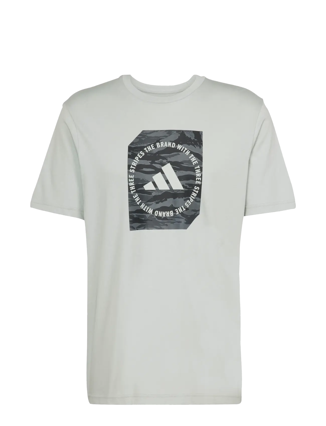 adidas Sportswear M C CAMO BOX T - T-shirts - WONSIL / green