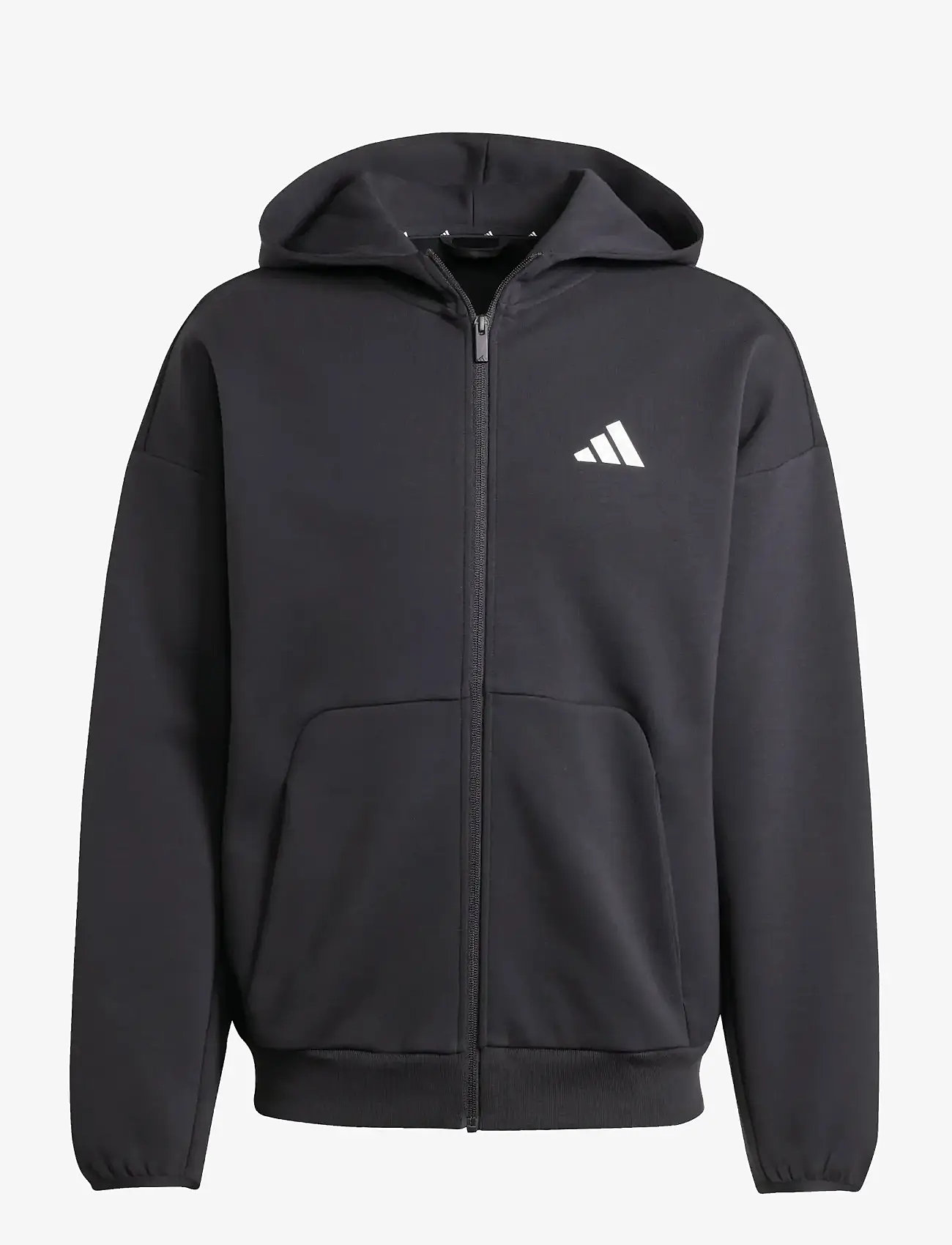 adidas Sportswear - M FI SL FZ - hættetrøjer - black - 1