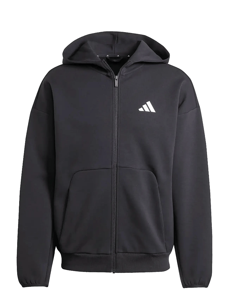 adidas Sportswear - M FI SL FZ - huvtröjor - black - 1